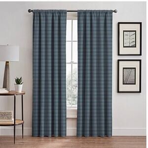 Emerson stripe rod pocket 3 panels 84"